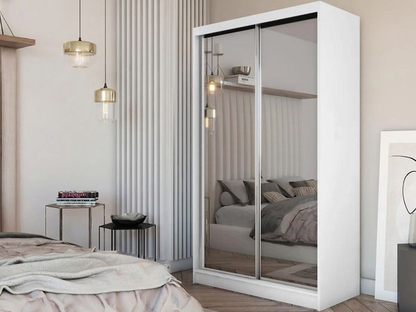 Beautysofa Schiebetürenschrank Doroti (modernes Garderobeschrank, 120, 150, 180, 200, 240 cm breit Kleiderschrank)