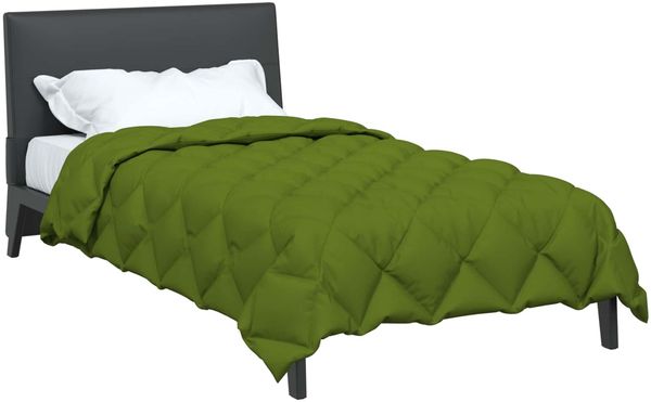 vidaXL Winterbettdecke Grün 140 x 200 cm Mikrofaser 42025669 Bild 3