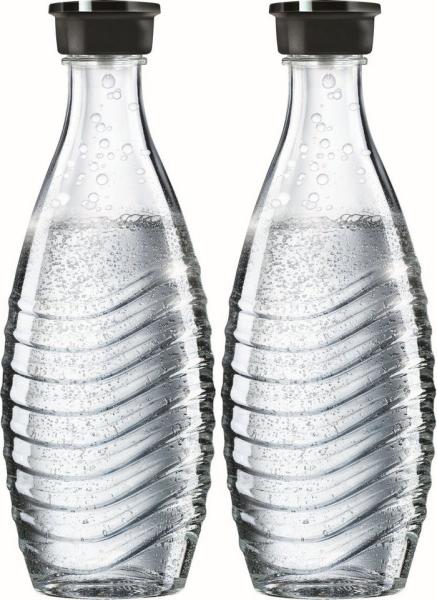 Sodastream Glaskaraffe Duo-Pack 0,6 Ltr, für Penguin- und Crystal-Sprudler