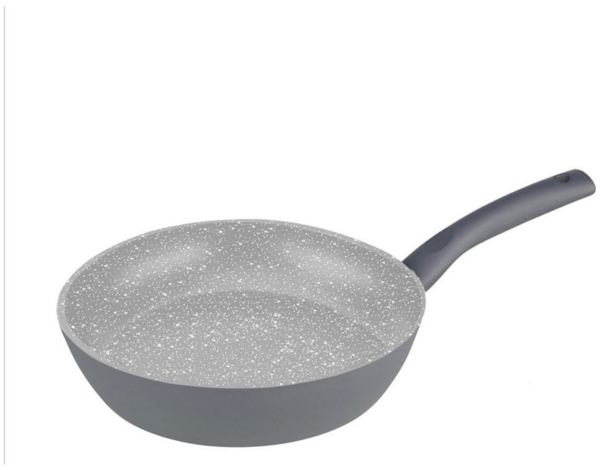 Michelino Schmorpfanne Schmorpfanne Ø 24 Nora, Aluminium (Stück, 1-tlg, 1 Bratpfanne), Hochrandpfanne Bratpfanne inkl. Pfannenschutz Bild 3