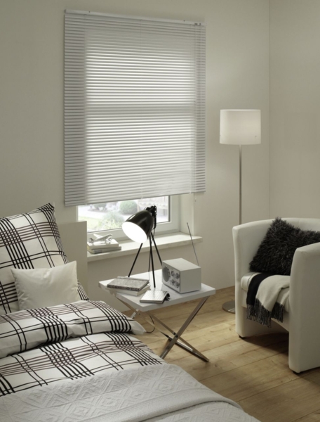 GARDINIA Alu-Jalousie, Sicht, 25 mm, Weiß, 120x175 cm Bild 6