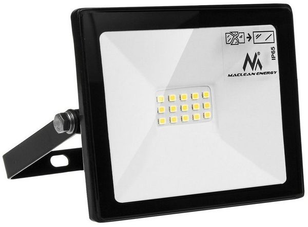 Maclean LED Flutlichtstrahler, LED fest integriert, Warmweiß, Neutralweiß, Kaltweiß, Variante von 10W bis 50W in Warmweiß/Neutralweiß/Kaltweiß