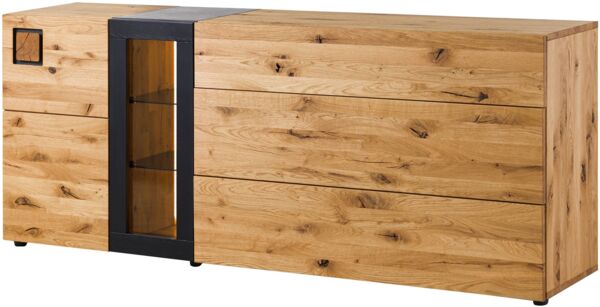 Sideboard Wildeiche 160x43,5x80 natur geölt/lackiert KITZBÜHEL #126