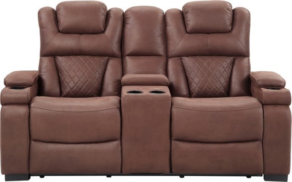 ATLANTIC home collection 2-Sitzer Faris, Zwei Relaxfunktionen, Mittelkosole mit Stauraum und Getränkehalter Bild 4