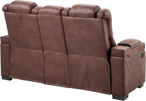 ATLANTIC home collection 2-Sitzer Faris, Zwei Relaxfunktionen, Mittelkosole mit Stauraum und Getränkehalter Bild 3