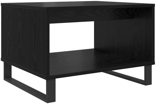 vidaXL Couchtisch Schwarz Eichen-Optik 60 x 50 x 40 cm Holzwerkstoff 879614