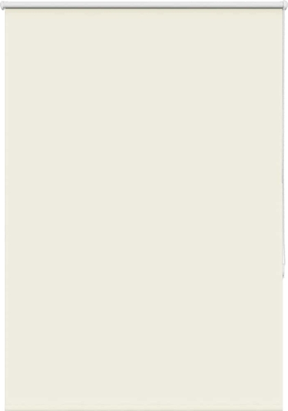 vidaXL Verdunkelungsrollo Cremeweiß 115x130cm Stoffbreite 110,7cm 4011625