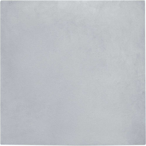 vidaXL Kunstfell Hasen Teppich Olite Grau 200 x 200 cm Polyester 42021687