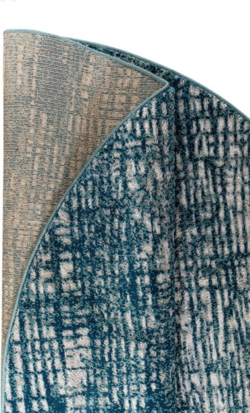 my home Teppich Ariano, rund, Höhe: 12 mm, Vintage, dezenter Glanz, Hoch-Tief-Struktur, Schrumpf-Carving-Effekt Bild 3