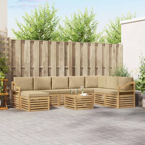 vidaXL Sofagarnituren Massivholz Akazie 3392373