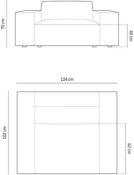 Micadoni Sessel Jodie 1-Sitzer Samt Bluvel Schwarz Bild 6