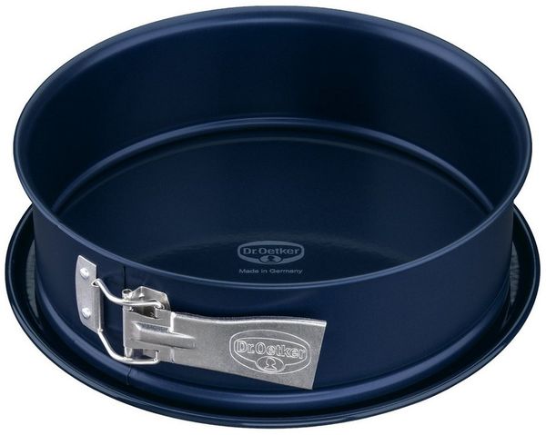 Dr. Oetker Springform Rundform Backform Kuchenform 24cm Emaille Back-Liebe 1103