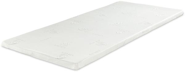 Bestschlaf Aloe-Vera-Matratzenbezüge für Matratzenauflagen / Topper, Größe : 80 x 190 x 7 cm