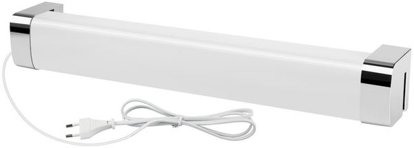 ZMH LED Spiegel-Wandleuchte mit 10W Fassung, 2er Set, Neutralweiß 4000K, Chrom
