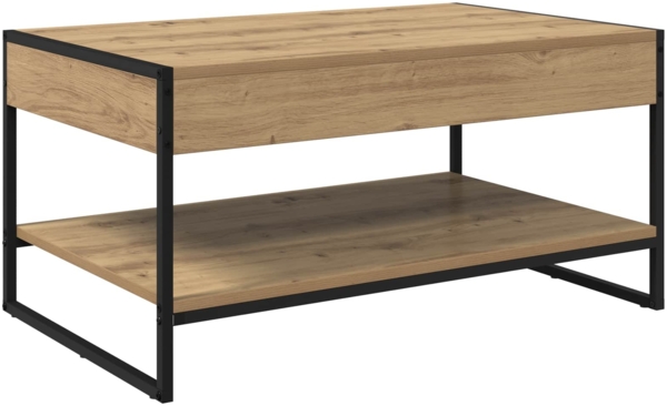 vidaXL Couchtisch Kunsthandwerk Eiche 80 x 50 x 40 cm Holzwerkstoff 886443