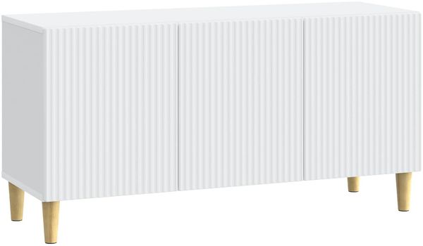 vidaXL TV-Schränk Weiß 99 x 34,5 x 50 cm Holzwerkstoff 894715