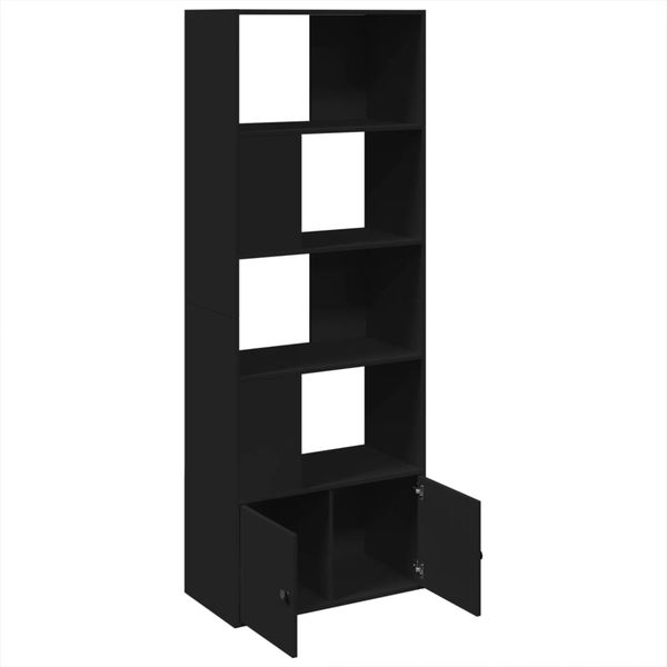 vidaXL Bücherregal Schwarz 70x36x189 cm Holzwerkstoff 3295318 Bild 6