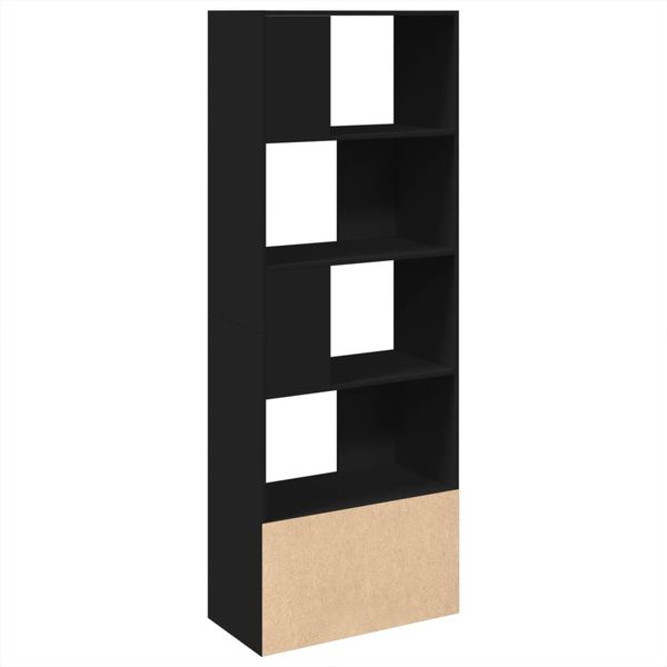 vidaXL Bücherregal Schwarz 70x36x189 cm Holzwerkstoff 3295318 Bild 5