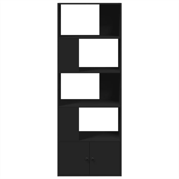 vidaXL Bücherregal Schwarz 70x36x189 cm Holzwerkstoff 3295318 Bild 3