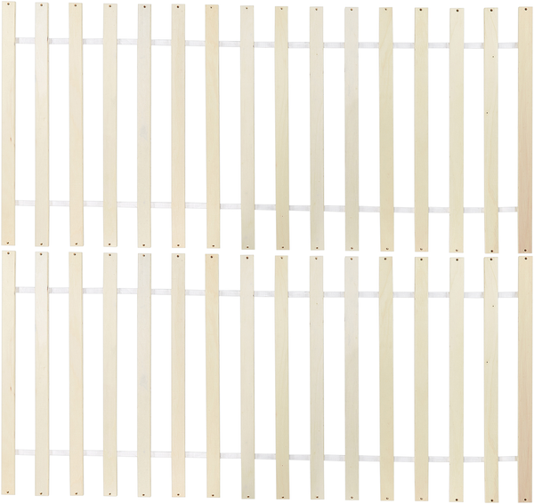 Bett mit Lattenrost Kiefernholz OLENDON 140x200 cm Braun Bild 7