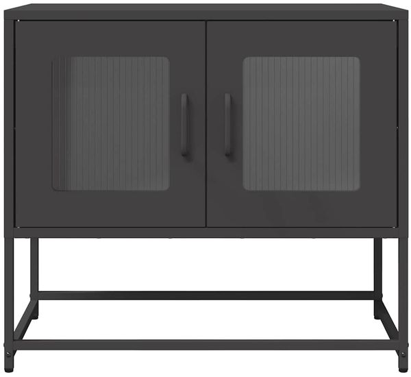 TV-Schrank Lowboard TV Schwarz 68x39x60,5 cm Kaltgewalzter Stahl d5603e Bild 6
