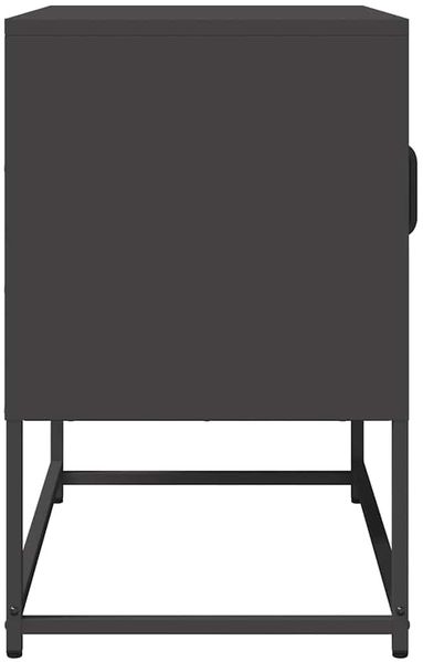 TV-Schrank Lowboard TV Schwarz 68x39x60,5 cm Kaltgewalzter Stahl d5603e Bild 7