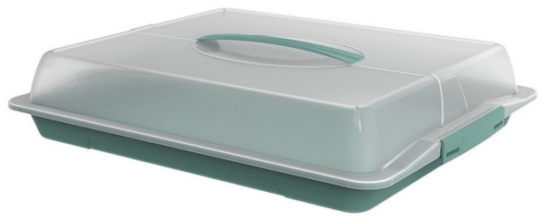 ROTHO Kuchentransportbox Party-Butler JOHN, Mistelzweiggrün, Polypropylen, B 47 cm x T 39 cm