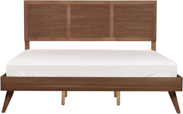 Holzbett dunkelbraun Lattenrost 180x200 cm ISTRES Bild 5