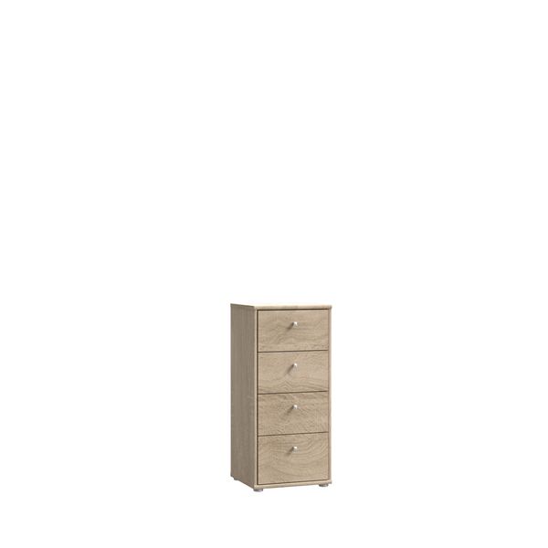 Kommode >Tembi< in Sonoma-Eiche - 38.6x85.5x34.8cm (BxHxT)