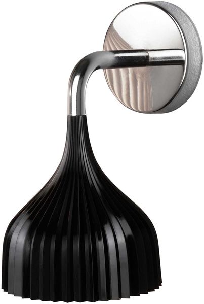 Kartell È, Wandleuchte, Schwarz Deckende Farben