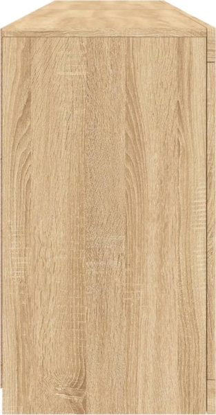 vidaXL Sideboard mit LED-Leuchten Sonoma-Eiche 164x37x67 cm 3209053 Bild 7