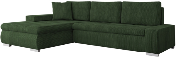 Ecksofa Orkan Mini Cord (Farbe: Poso 14)