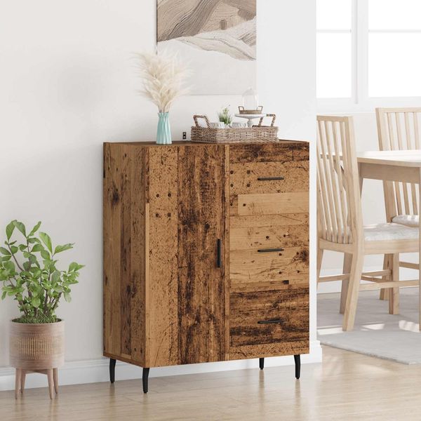 vidaXL Sideboard Altholz 69,5 x 34 x 90 cm Verbundholz und Eisen 881531