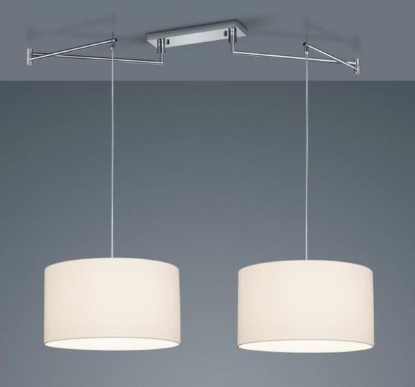 helestra CERTO Pendelleuchte chrom / weiß #26/1847.04/9290