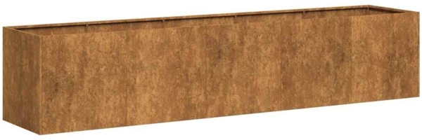 vidaXL Pflanzkübel Rostig 200x40x40 cm Wetterfester Stahl 860688