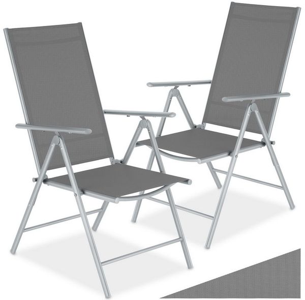 tectake Gartenstuhl Marcellino (2 St), klappbar