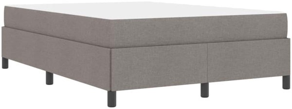vidaXL Boxspringbett Taupe 140 x 190 cm Stoff 3398861 Bild 7