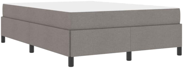 vidaXL Boxspringbett Taupe 140 x 190 cm Stoff 3398861 Bild 1