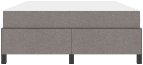 vidaXL Boxspringbett Taupe 140 x 190 cm Stoff 3398861 Bild 5
