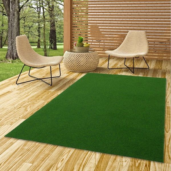 Snapstyle Rasenteppich Kunstrasen Rasenteppich mit Noppen Kingston, Rechteckig, Höhe: 7 mm