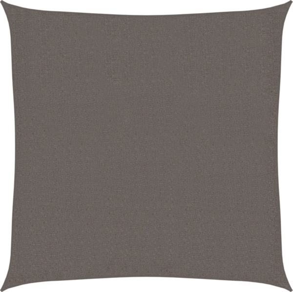 vidaXL Sonnensegel HDPE Quadrat 3,6x3,6 m Anthrazit 42277