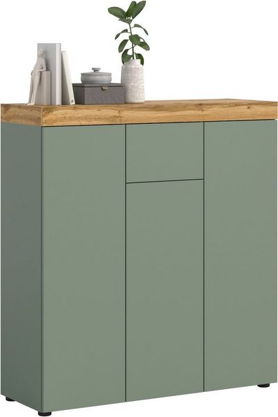 OTTO home Highboard MAMBO, Höhe 115 cm, in verschiedenen Farben erhältlich (1 St, 2 farbige Ausführung, in verschiedenen Farben erhältlich), Kommode, Sideboard, Wohnzimmer, Schlafzimmer