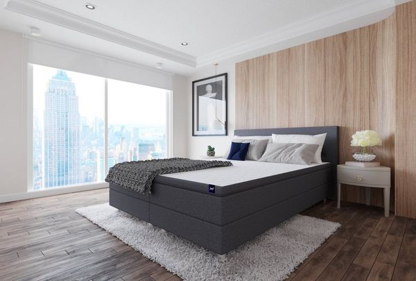 Best for Home Boxbett Neo Sawana Bonellfederkernmatratze mit 5 cm Topper (Komplettbett, 4-St, 90x200 120x200 140x200 160x200 180x200 200x200), 7-Zonen-Bonnellfederkernmatratze, ergonomischer Schlafkomfort
