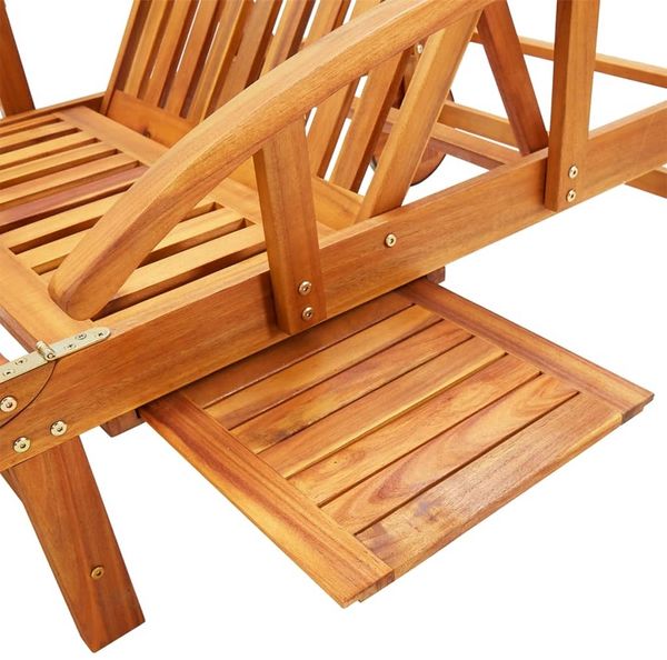 vidaXL Sonnenliegen 2 Stk. mit Auflagen Massivholz Akazie 3077337 Bild 8