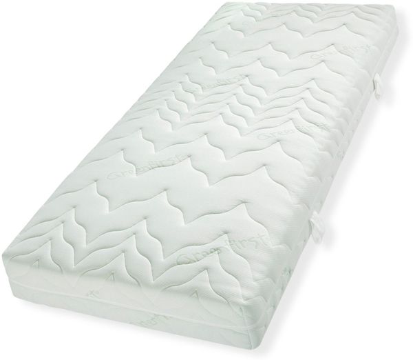 Matratze 160x200 (2 x 80x200cm), Taschenfederkernmatratze H3 H4, Höhe ca. 22cm, 7 Zonen TFK Wendematratze 160x200cm mit hochwertigem Greenfirst® Bezug Bild 5