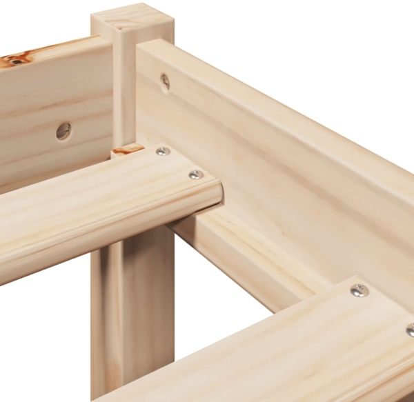 vidaXL Massivholzbett ohne Matratze 120x190 cm Kiefernholz 3306568 Bild 8