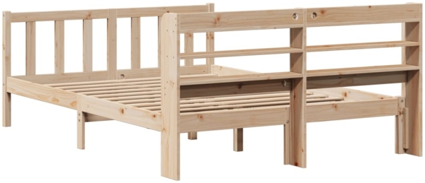 vidaXL Massivholzbett ohne Matratze 120x190 cm Kiefernholz 3306568 Bild 5