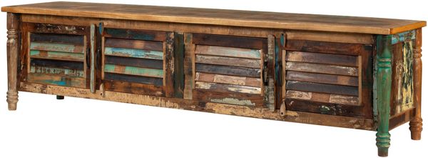 TV-Board Altholz 220x50x55 mehrfarbig lackiert FABLE #34 Bild 7