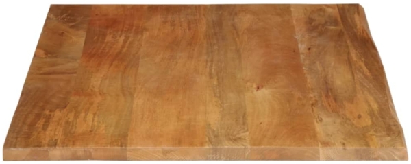 vidaXL Tischplatte mit Baumkante 100x80x2,5 cm Massivholz Mango 370556 Bild 3