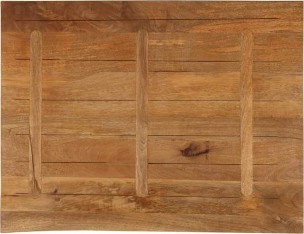 vidaXL Tischplatte mit Baumkante 100x80x2,5 cm Massivholz Mango 370556 Bild 4